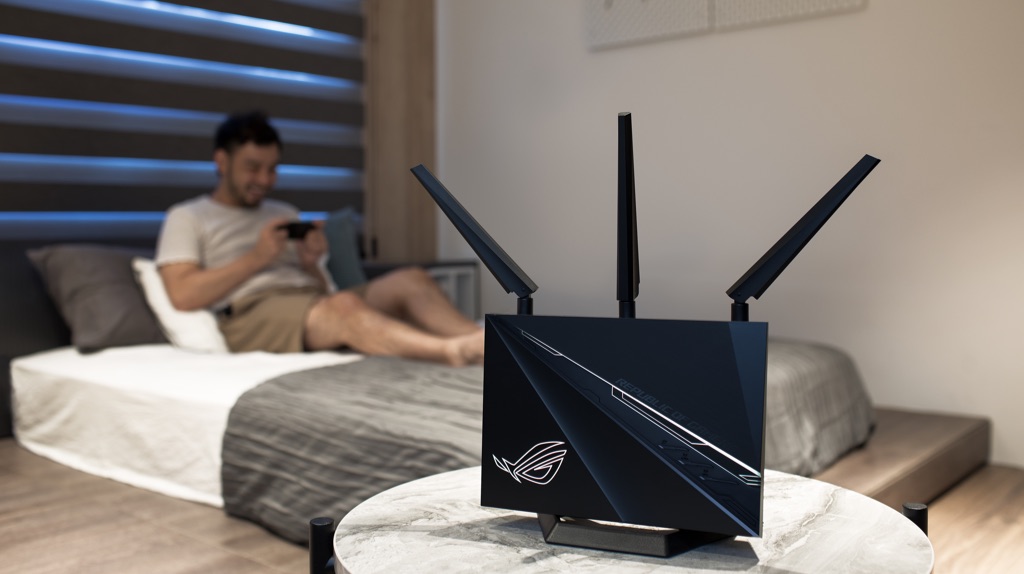 AiMesh met gaming-router.