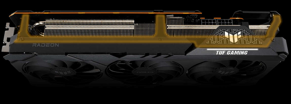 Cadre métallique renforcé de la Radeon RX™ 6800 XT