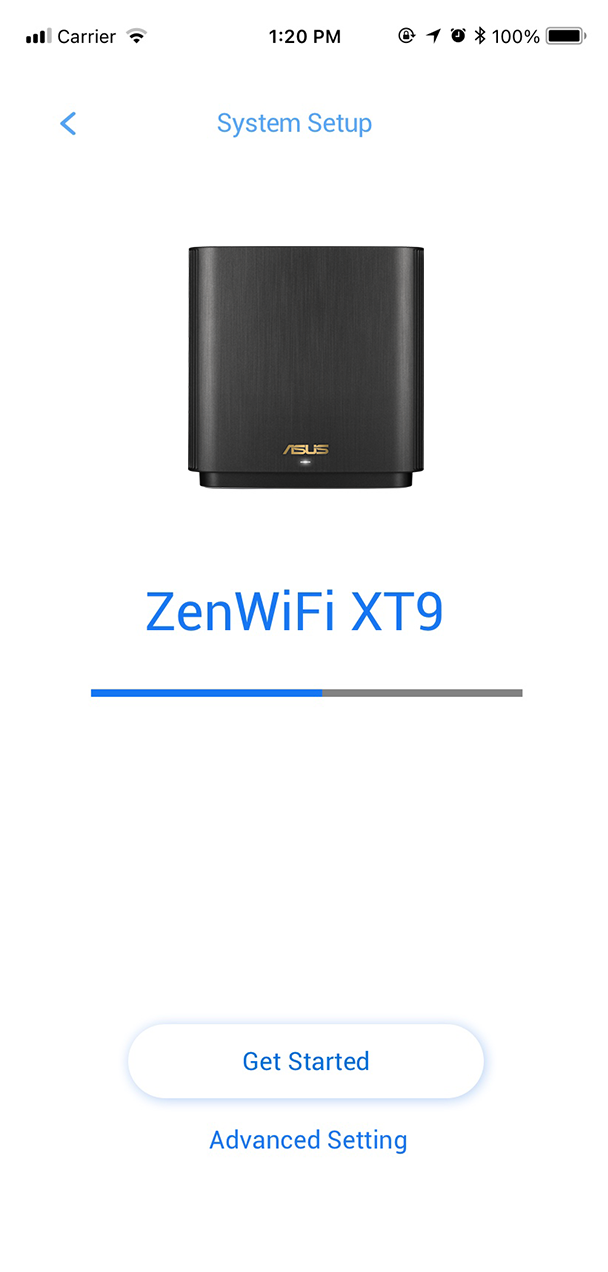 第一步：打開 ASUS ZenWiFi XT9。