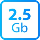 Dual Onboard 2.5 Gb Ethernet logo