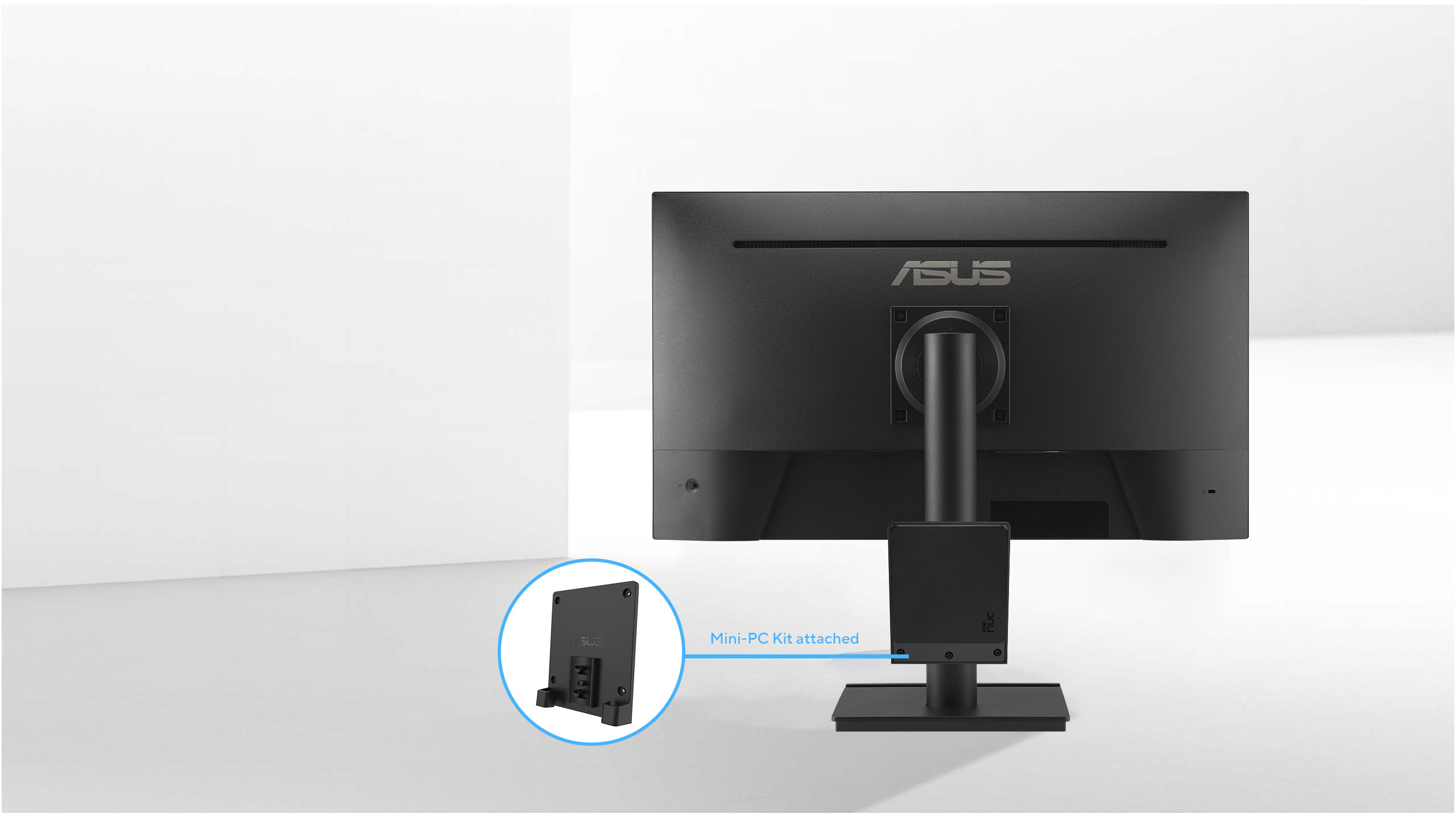 Mini PC Mount Space-saving design