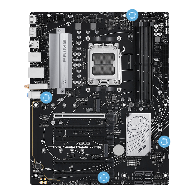 Prime motherboard with smart protection image