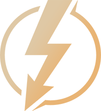 This is a Thunderbolt4 feature icon, a circle with a lightning bolt inside.