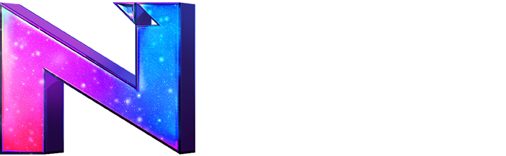 ROG Nebula Display graphic logo and branding, on a purple and blue background.