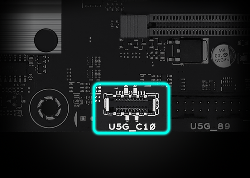 Front USB 5Gbps Type-C®
