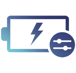 Power Saving feature logo. 