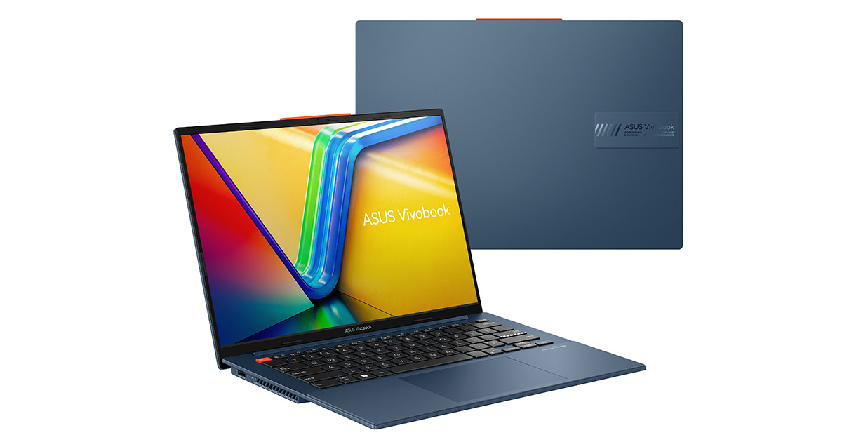 ASUS Vivobook S 14/15 OLED laptop in Solar Blue color