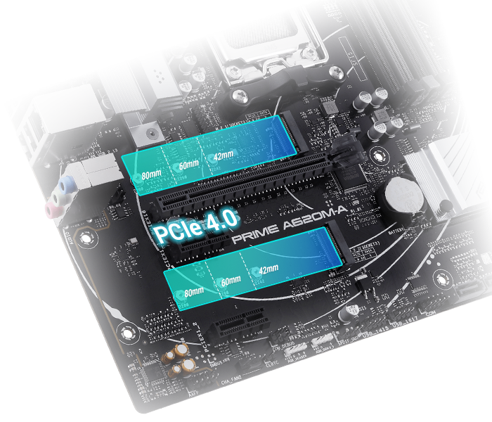 compatible PCIe 4.0 M.2