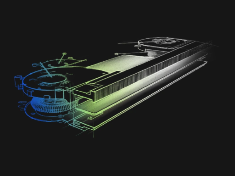 A sketch of G laptop’s vapor chamber and thermal solution