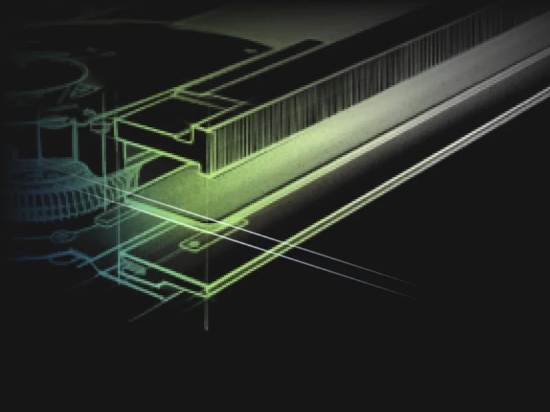 A sketch of a Close-up image of the G laptop’s cooling solution