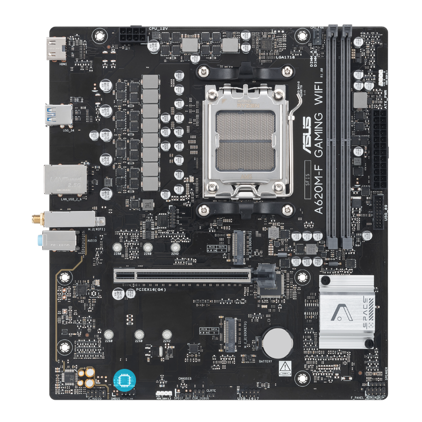 ASUS A620 series motherboard with smart protection image