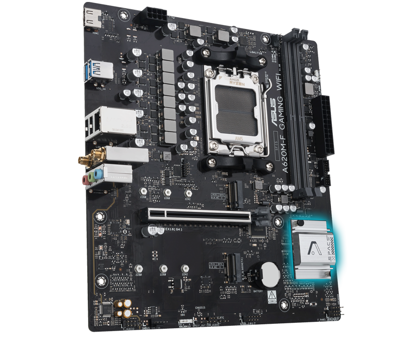 Offers PCH heatsink