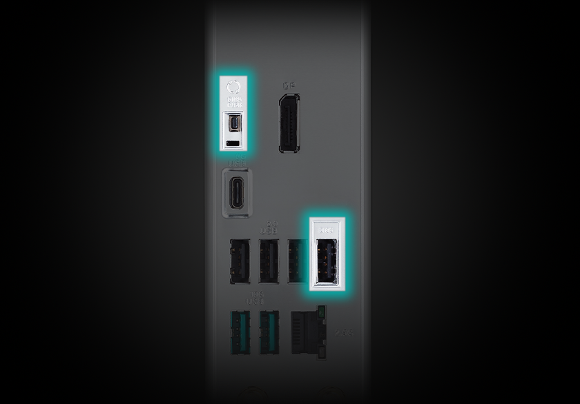 Graphic depicting the PRIME B840M-A BIOS FlashBack feature.