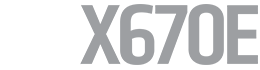 AMD X670E logó