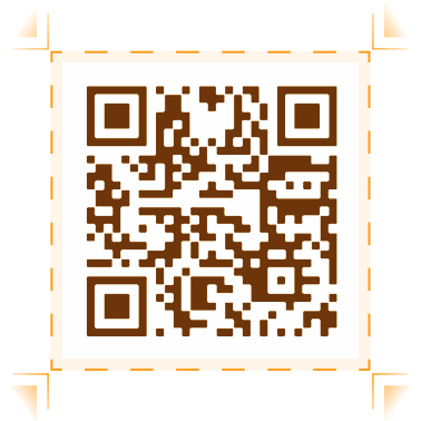 Image d'un autocollant d'avertissement et d'un code QR. 