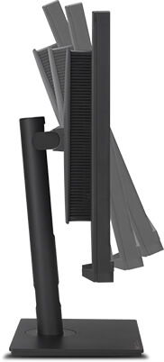 Image showing the tilt adjustment angles of ProArt Display 8K PA32KCX