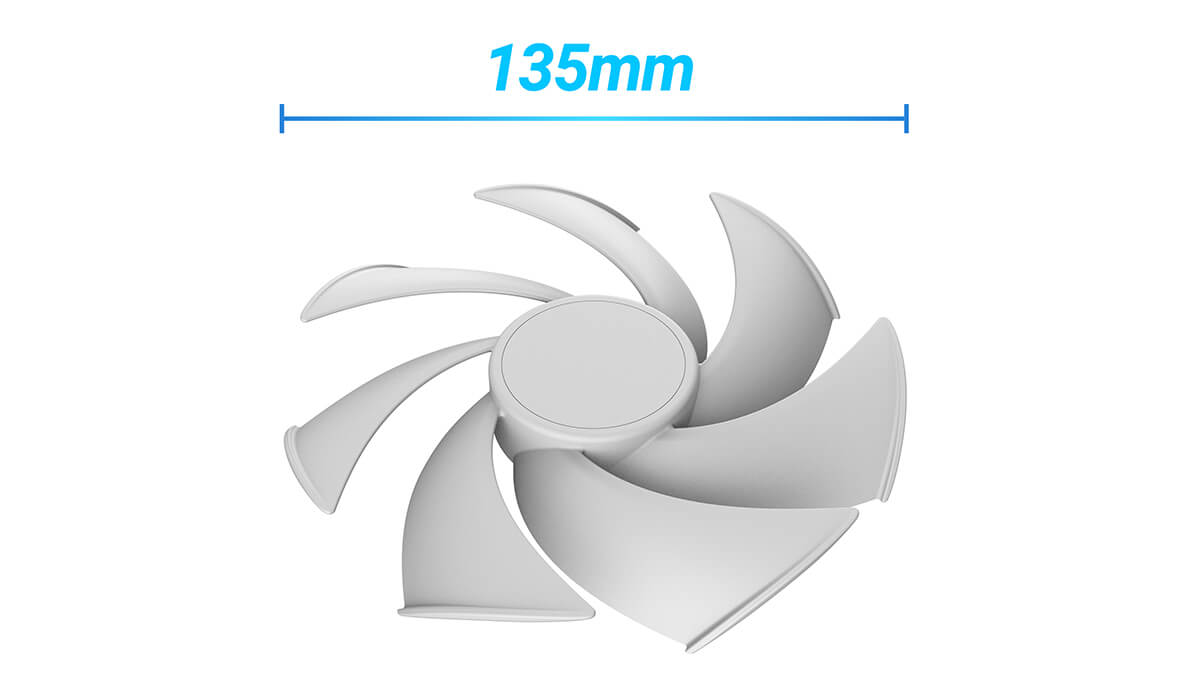 135mm fan diagram