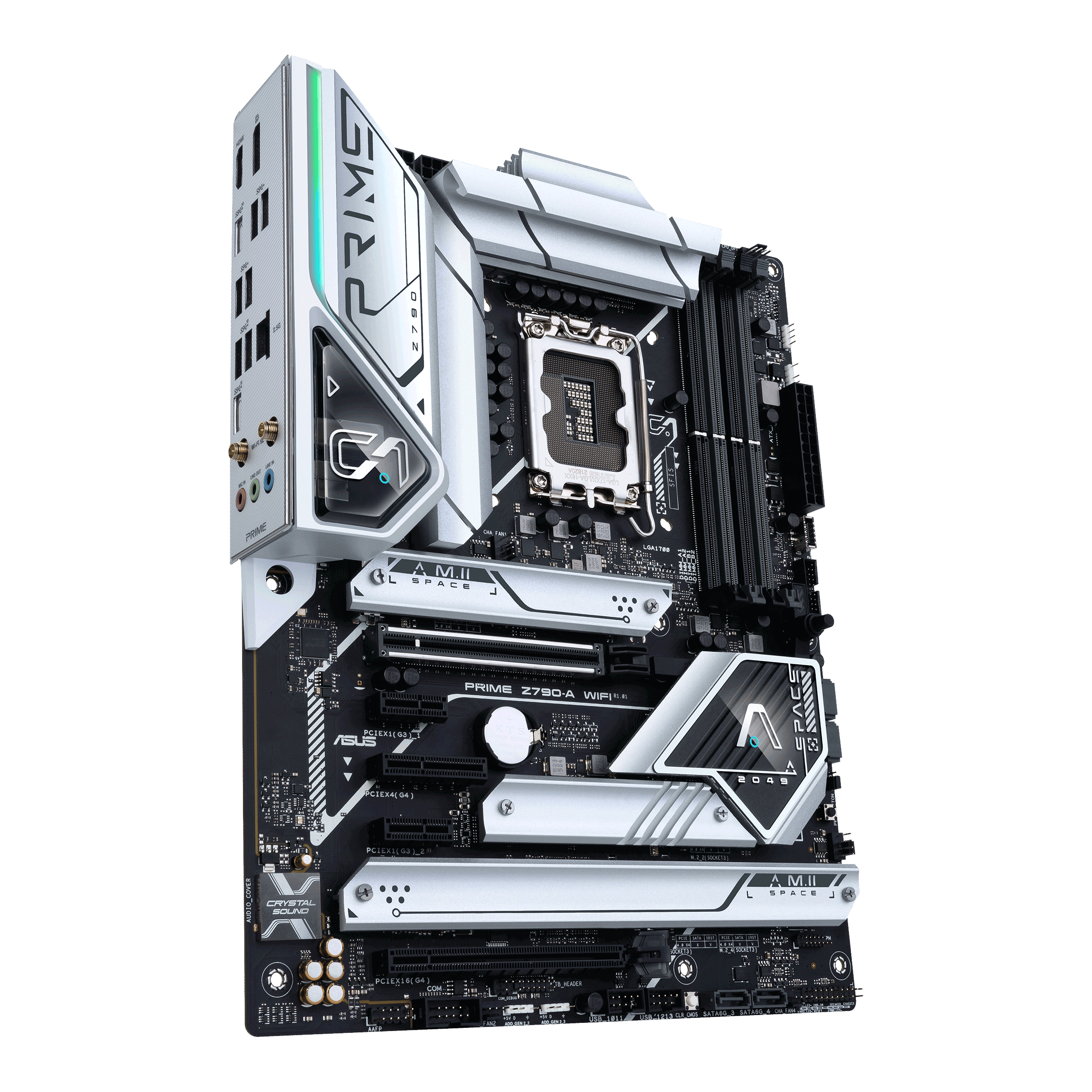 The PRIME Z790-A WIFI-CSM motherboard features Aura Sync. 