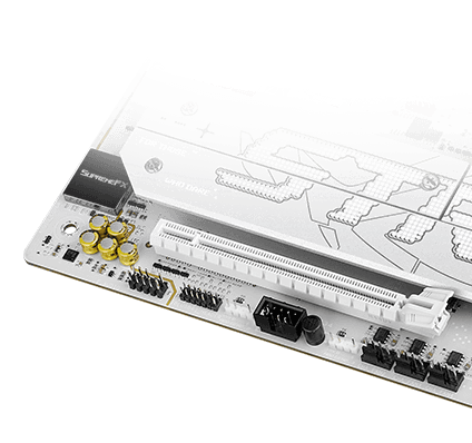 The Strix  B860-A motherboard features SupremeFX audio.