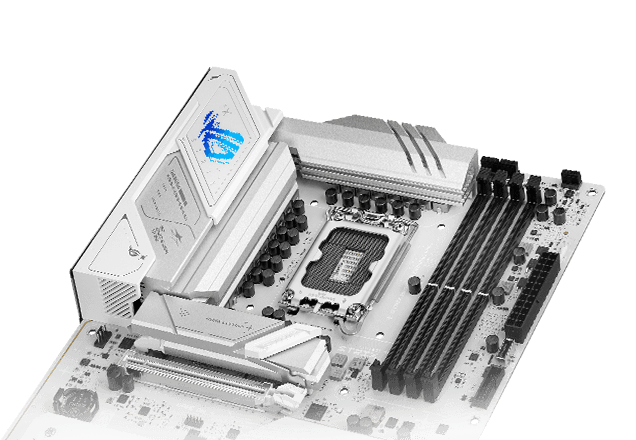 Strix  B860-A VRM cooling design layout