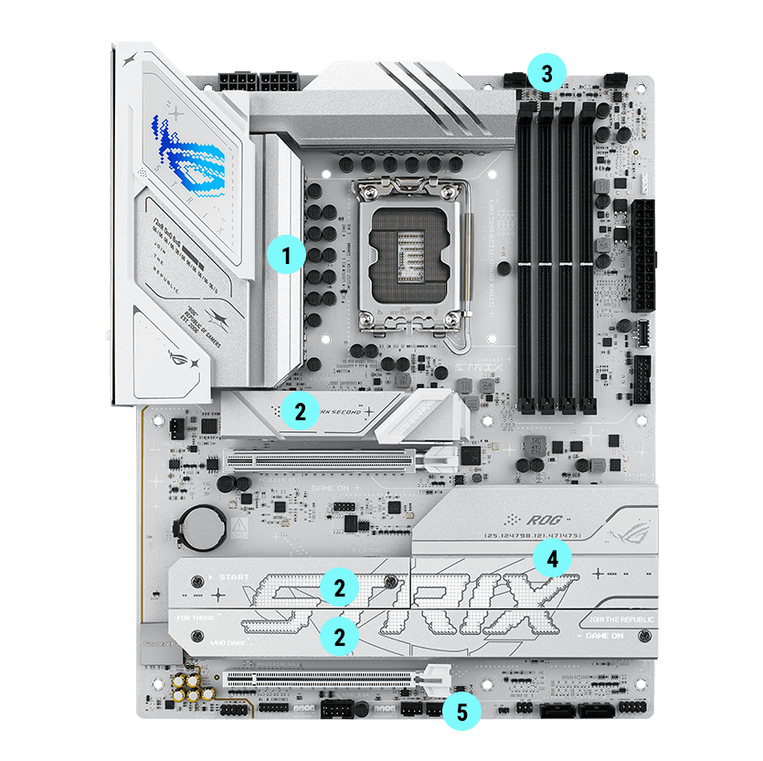 Strix  B860-A cooling specifications