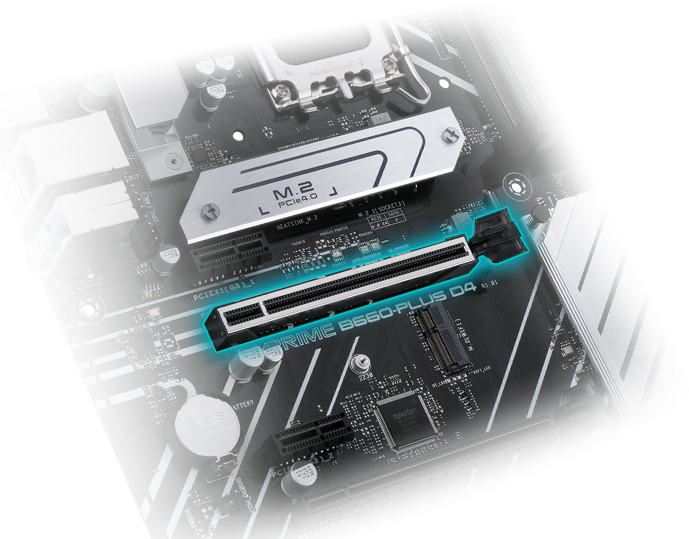 Imagem da Ranhura PCIe® 4.0