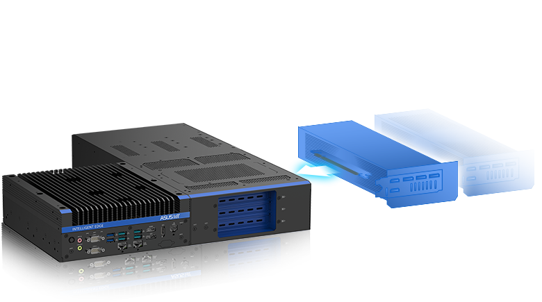 One graphics card is moving into ASUS IoT RUC-1000G Rugged-Rack Edge AI GPU System to show integration and AI capability