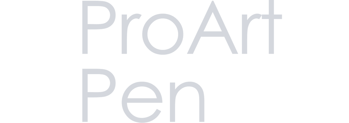 Logotipo de ProArt Pen and feel™ by wacom