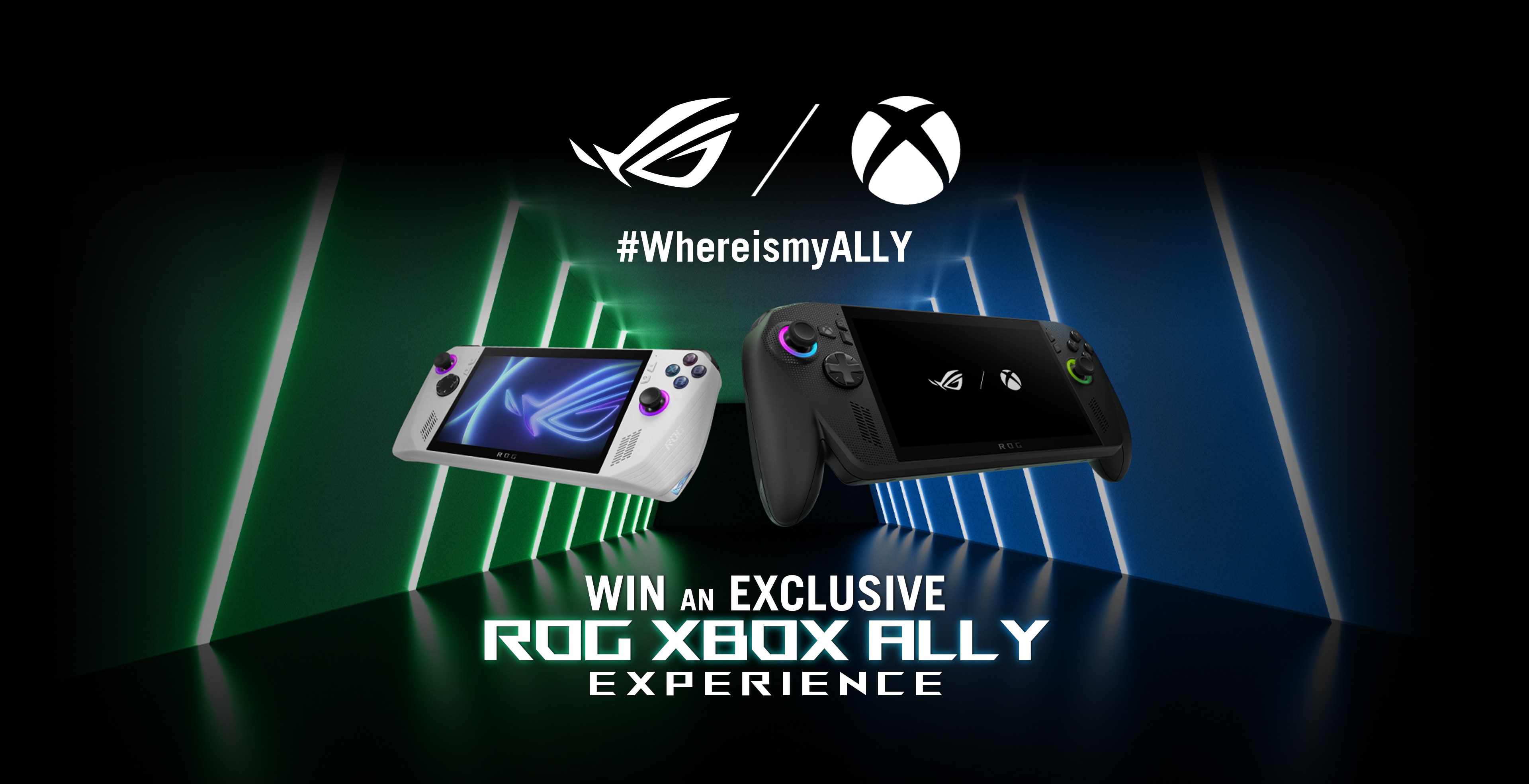 Hands holding ROG Ally