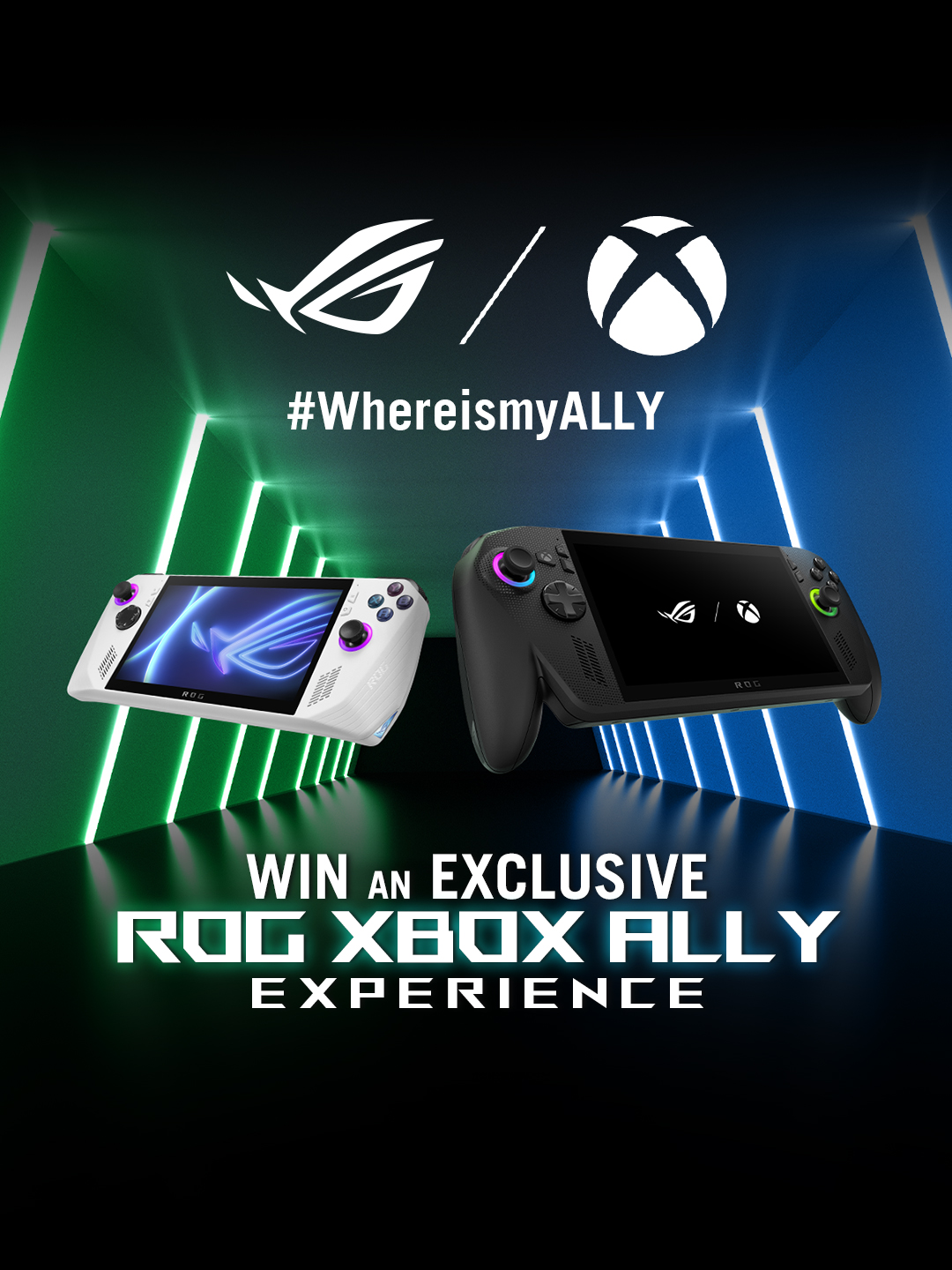 Hands holding ROG Ally