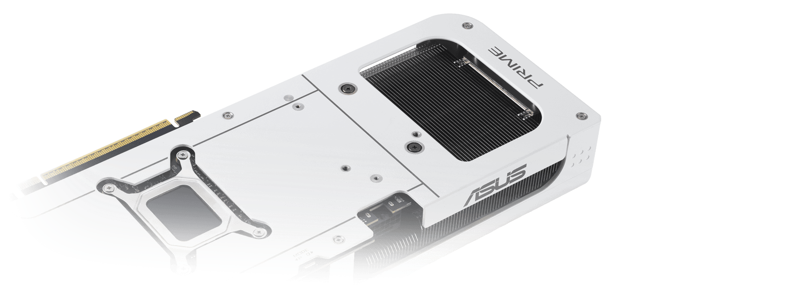 Prime RTX 5070 White Edition card backplate vent