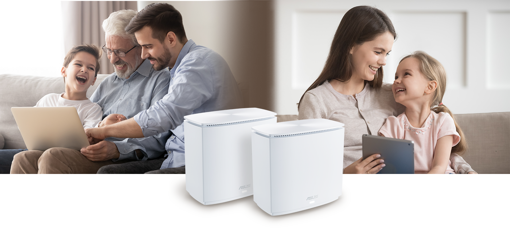 ASUS ZenWiFi AX Hybrid (XC5) provides whole-home mesh WiFi coverag