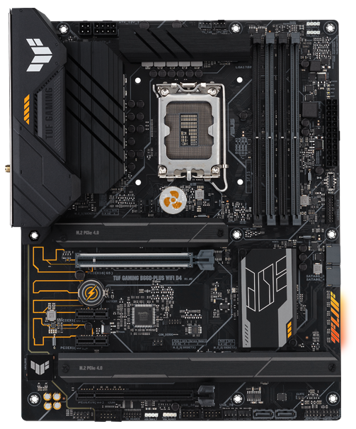 TUF GAMING B660-PLUS WIFI D4 | Motherboards -ASUS