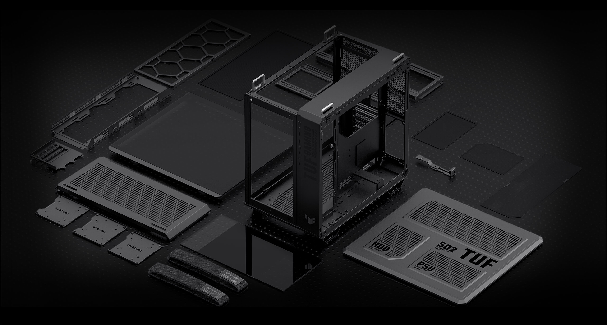 ASUS TUF Gaming GT502 Full-Tower Case (Black) GT502/BLK/TG// B&H