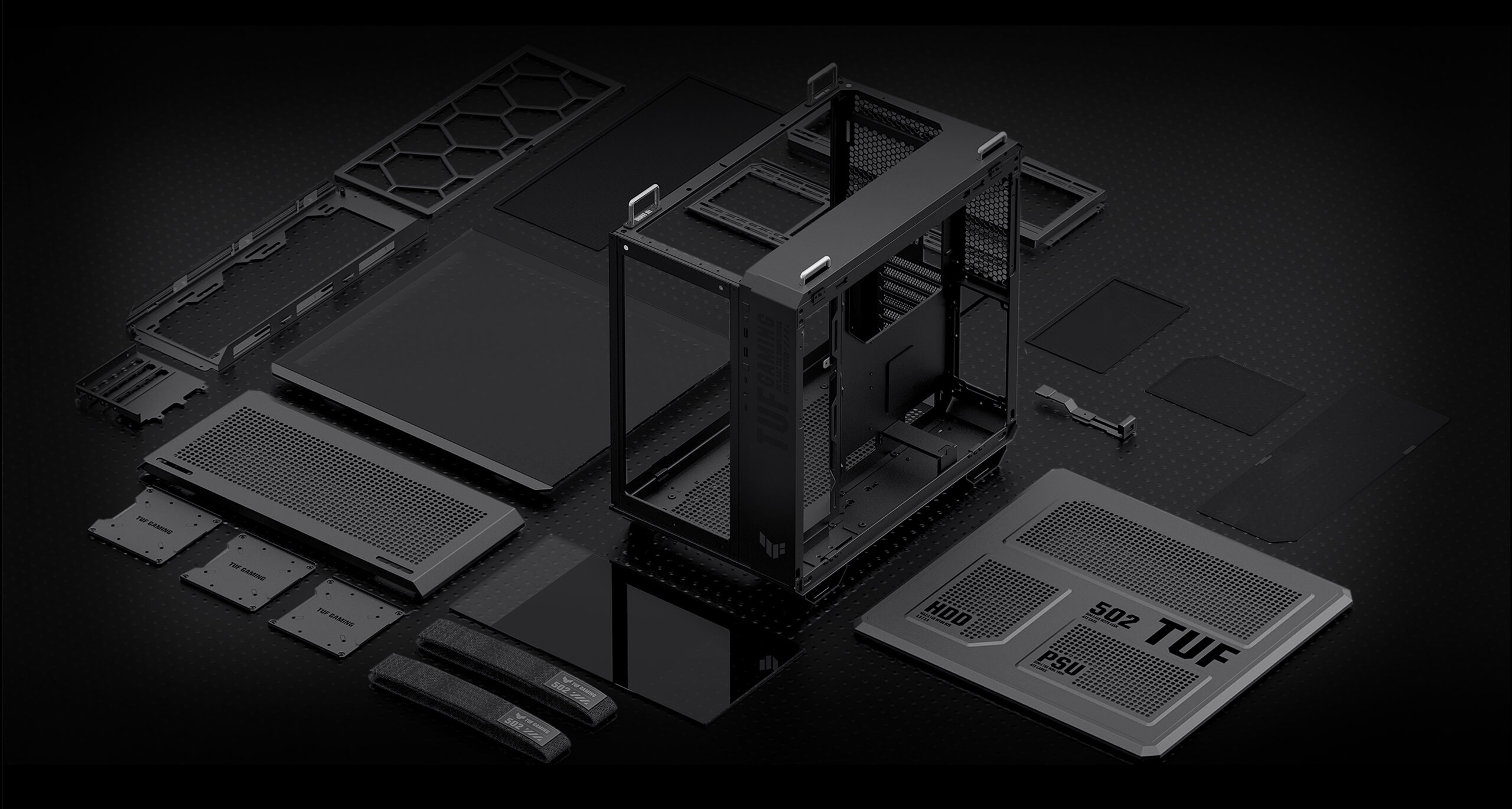 Tuf 24tuf Gaming Gt502 Case Expand Screen - Ips Secondary Display