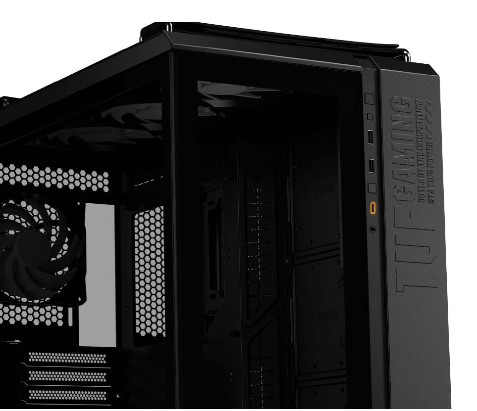 未使用】ASUS GT502 TUF GAMING CASE BLK TG - PCパーツ