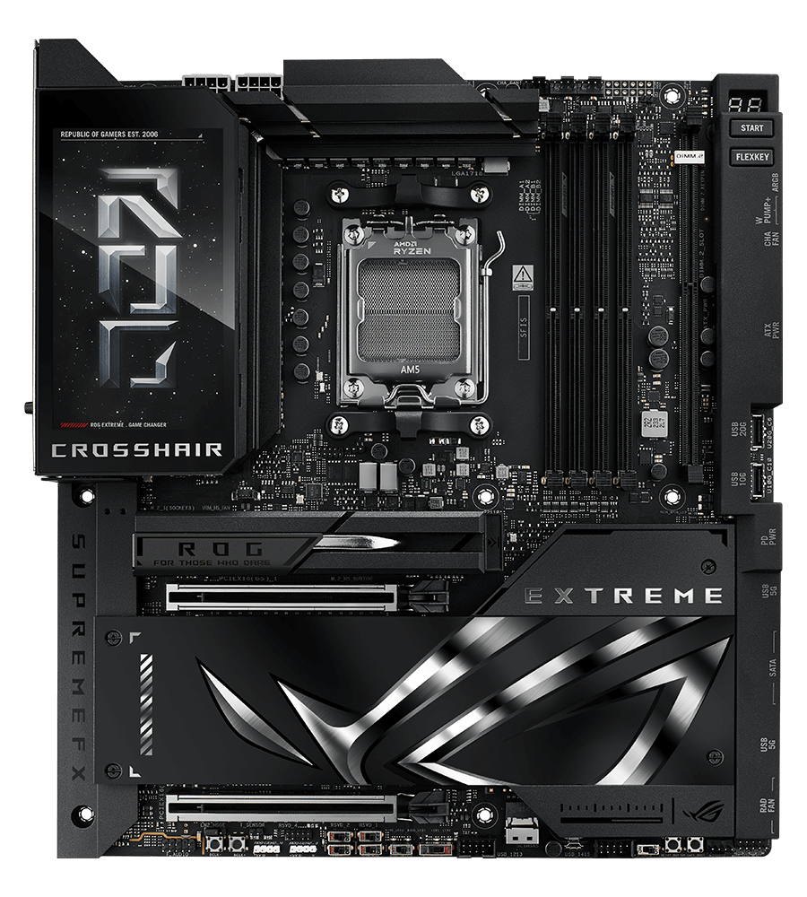 The thermal management on the ROG Crosshair X870E Extreme