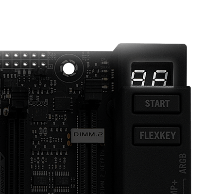 Q-CODE on ROG Crosshair X870E Extreme