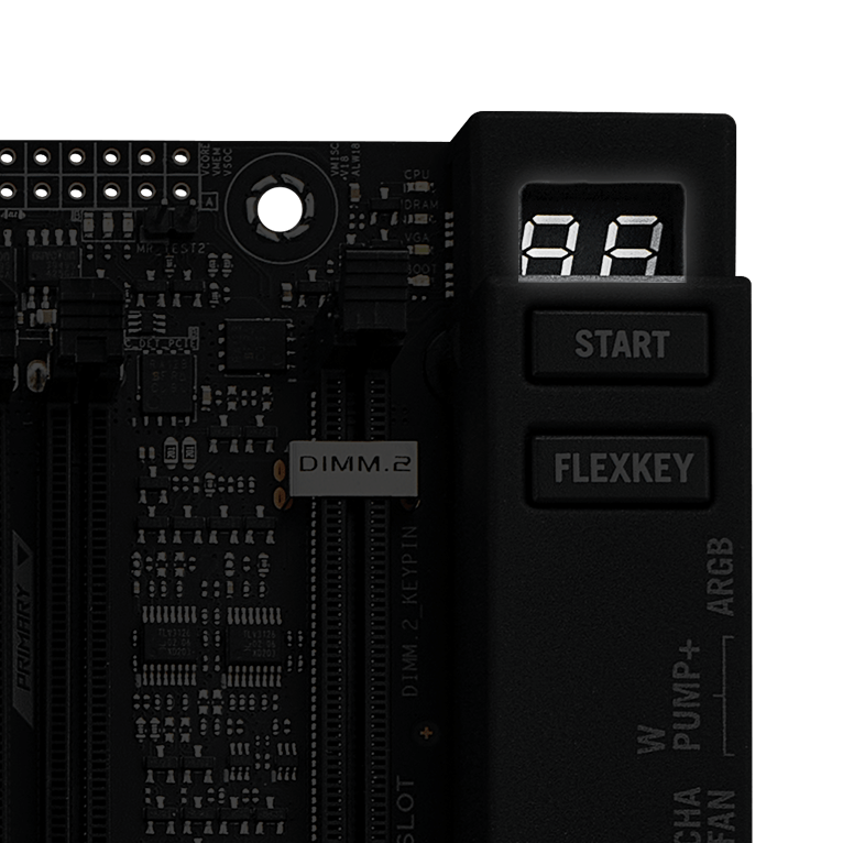 Q-CODE on ROG Crosshair X870E Extreme