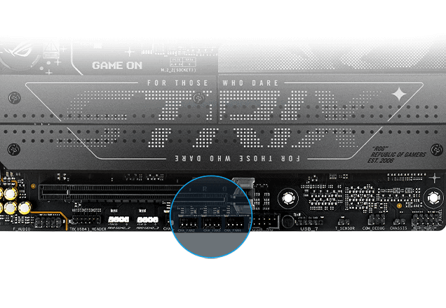 Strix  B860-F 机壳风扇接头位置