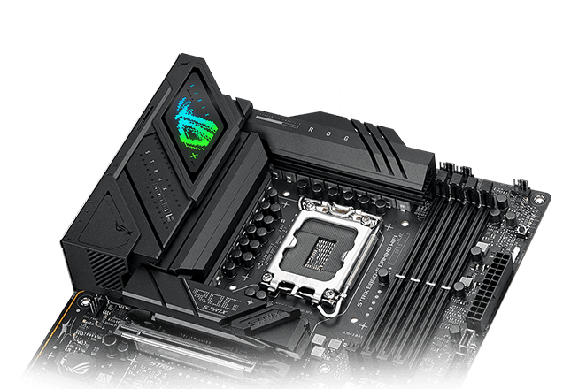 Strix  B860-F VRM cooling design layout