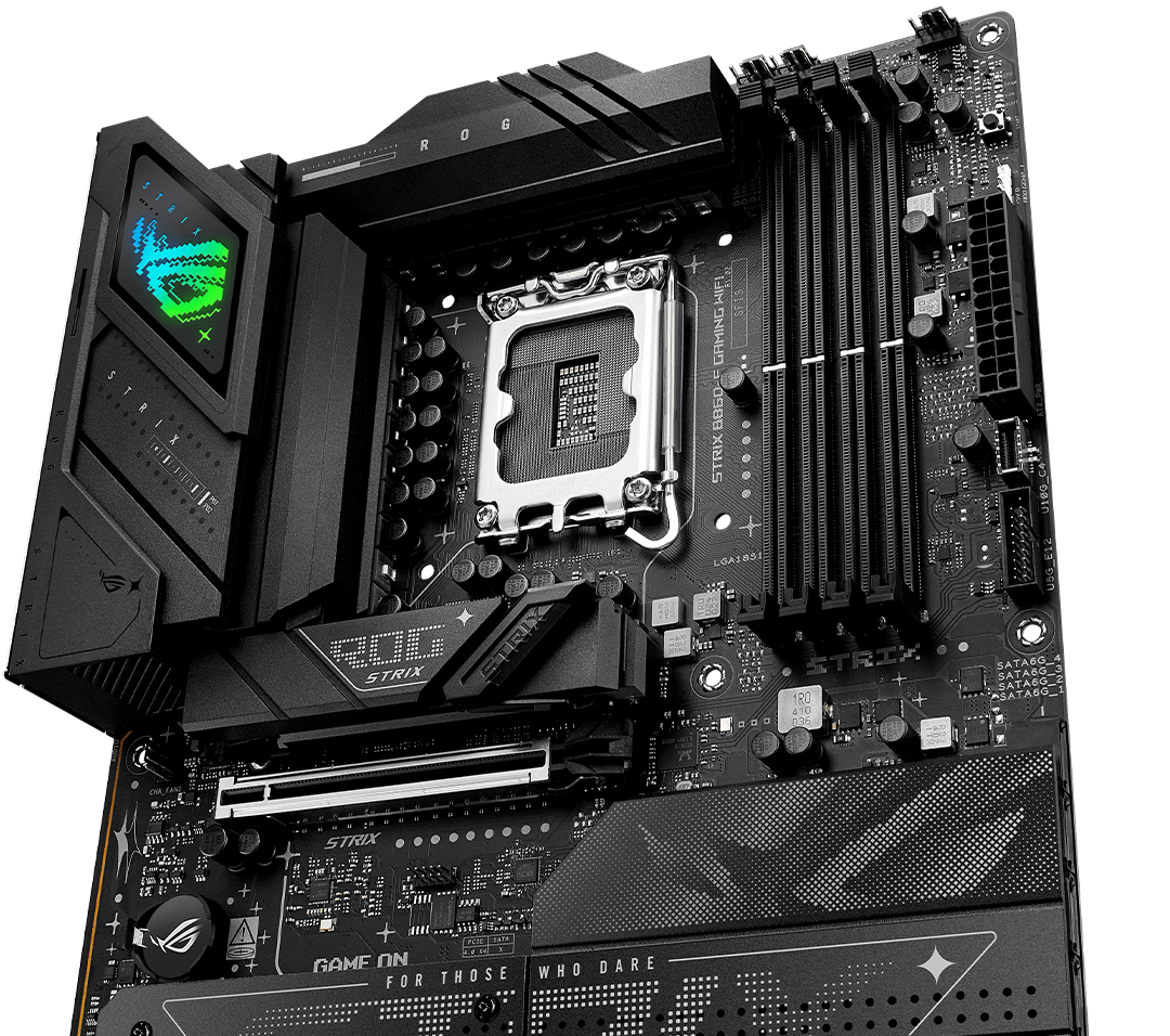 ROG Strix  B860-F 配備 16+2+2 功率級，額定電流為 110 安培。