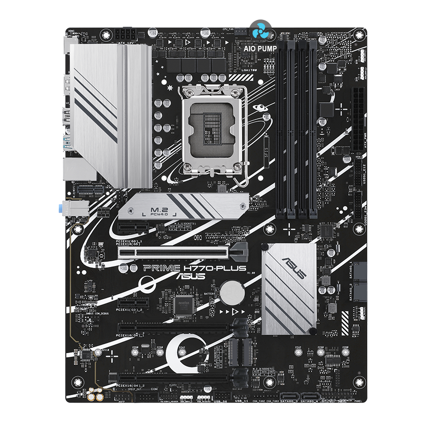 Prime motherboard with AIO Pump header image