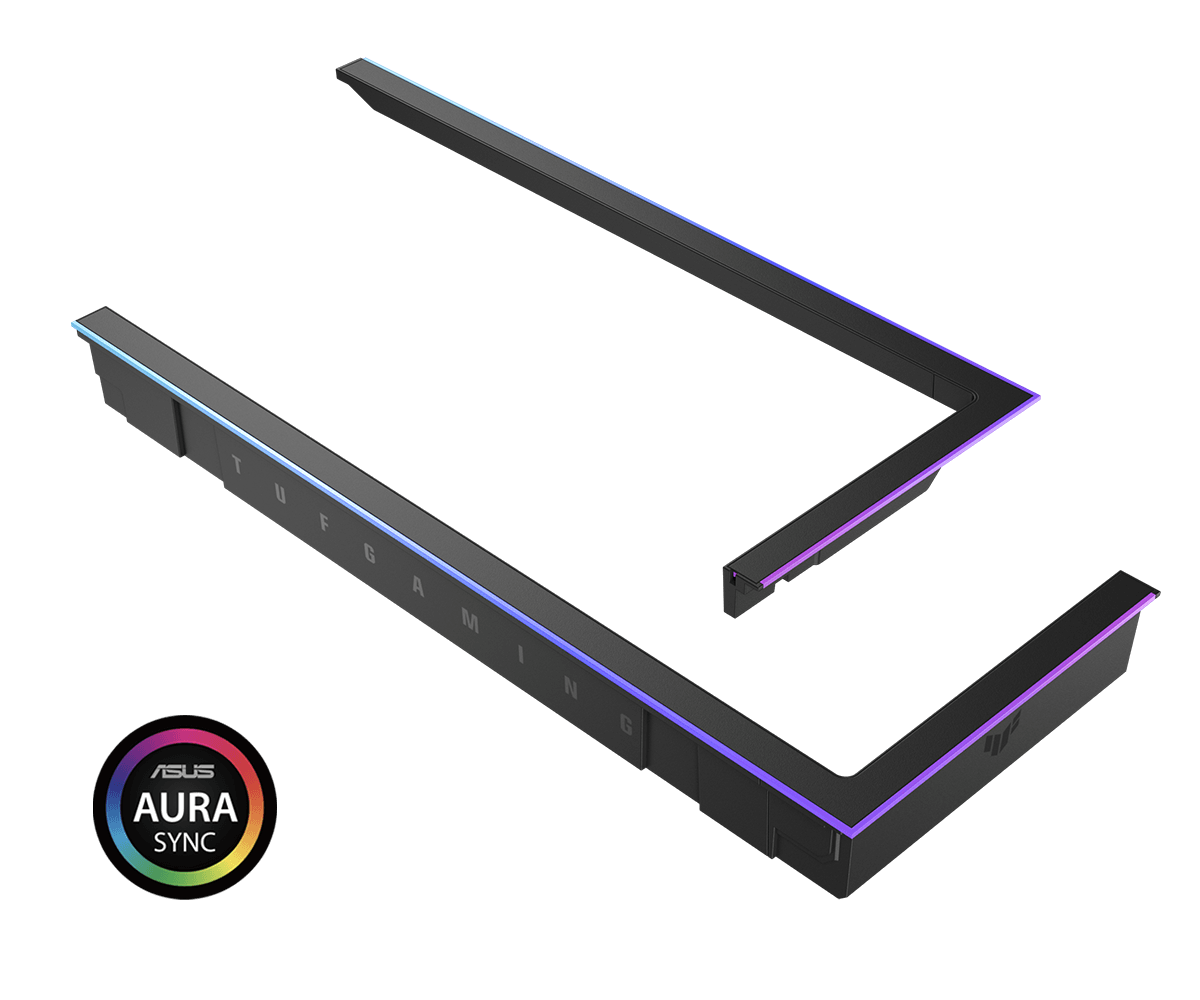 帶有 Aura Sync 徽標的客製化 ARGB 照明套件