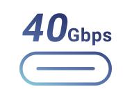 USB 40Gbps Type-C® icon