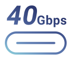 USB 40Gbps logo