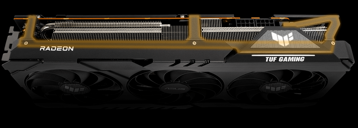 Marco de metal reforzado Radeon ™ RX 6700 XT