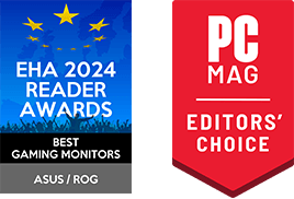 EHA 2024 READER AWARDS - BEST GAMING MONITORS, PC MAG - EDITORS' CHOICE