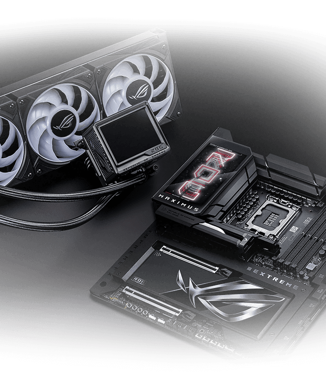 The ROG Maximus Z890 Extreme & ROG Ryujin III 360 ARGB Extreme