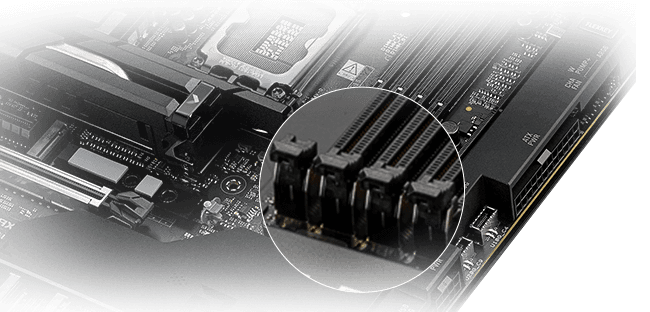 The ROG Maximus Z890 EXTREME supports NitroPath DRAM Technology